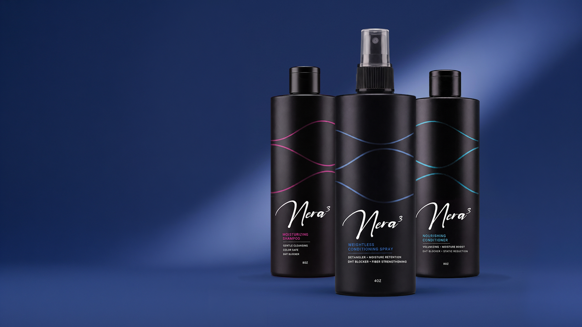 Weightless Conditioning Spray on the blu field